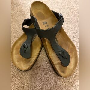 Birkenstock Black and Brown Sandals